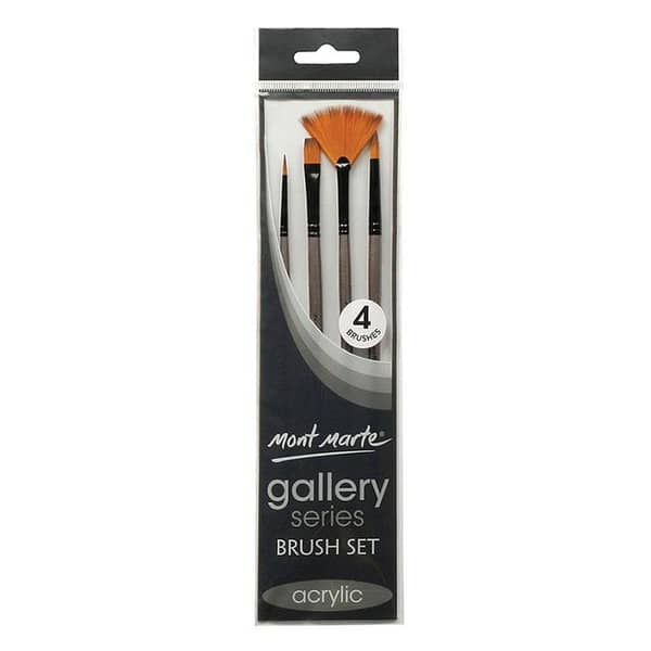 Mont Marte Brush Set - 4 pcs (BMHS0010)