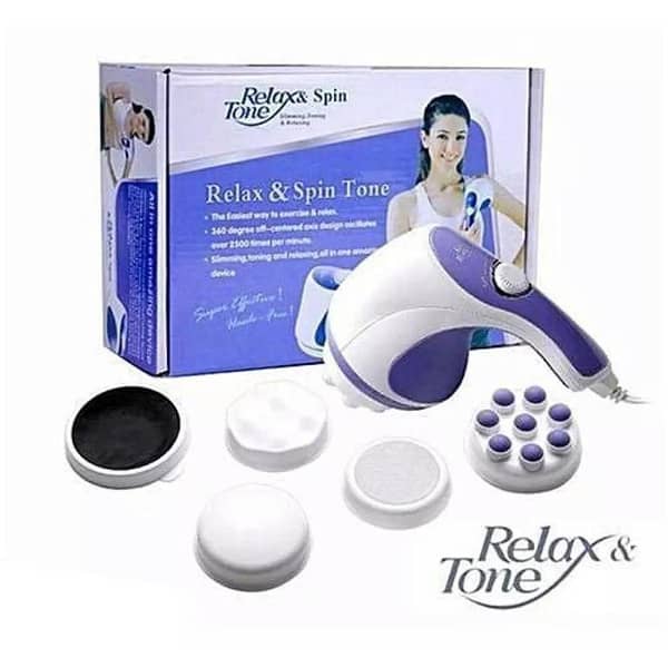 New Relax And  Spin Tone Body Massagers KS