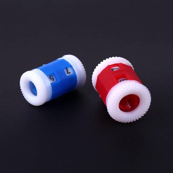 2pcs Knitting Needles Row Counters Crochet Weaving Knit Stitch Tool-KS