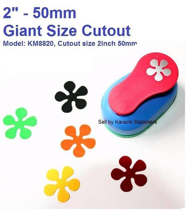 KM8820 2inch dia cut - Five leaf flower design craft punching machine DIY Craft punch shape cutter