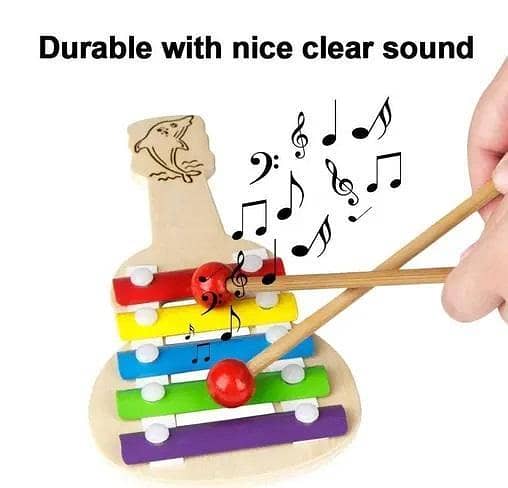 Wooden Guitar Xylophone for Kids KS