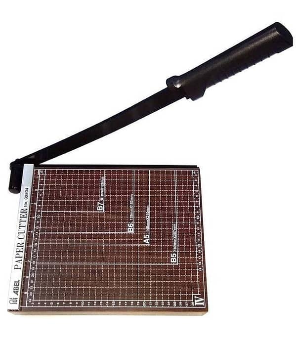 Wooden Base A4 Paper Trimmer / Paper Cutter, 12-sheet capacity for Home/Office Made in Taiwan