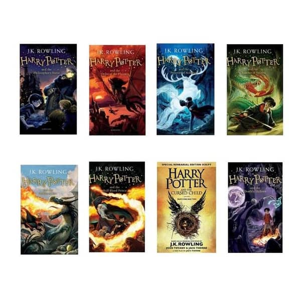 Set of 8 Harry Potter Books Best English Novel KS