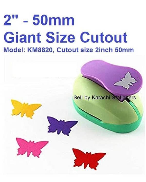 KM8820 2inch dia cut - Butter fly Design Punching Machine DIY Craft Punch Shape Cutter