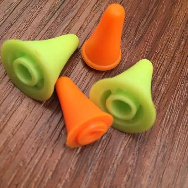 New 8 Pcs Knit Knitting Needles Point Protectors 2 Sizes For Knitting Craft-KS