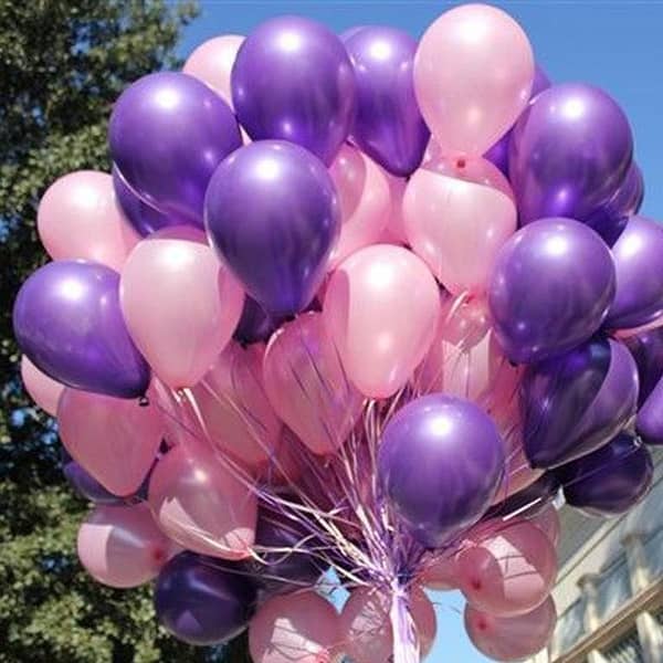 Latex Balloons for Birthday Party Decoration - Pack of 25,-(K. S. )