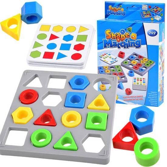 Match the shapes of the figure Shape Sorter Game Educational Toy KS