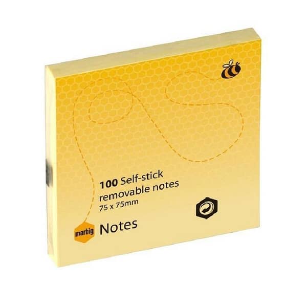 Sticky Note Pad 100 sheets 3x3inch in a pad yellow
