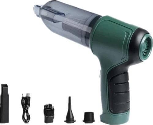 Rechargeable Portabe mini Cordless Vacuum Cleaner and Suction power for car , Vehicle , home , sofa | Wireless Dual function vacuum and suction JB-107 KS