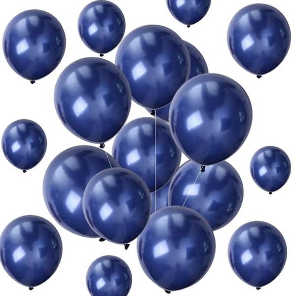 50 pc Dark Blue Balloons for Birthday decorations Happy Birthday decorations -party decorations Balloons party celebrations -red balloons -Birthday party items -party items- party balloons -couple Balloons - imported balloons- happy Birthday Balloons