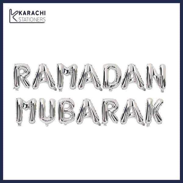 Ramadan Mubarak Decorations Foil Balloons KS