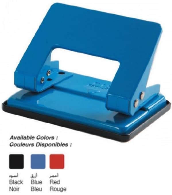 Blue ISD Medium Size 2 Two Hole Punch {20 sheets capacity} Singapore