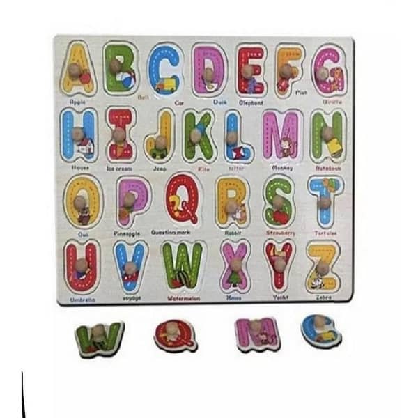 Wooden ABC Block Board