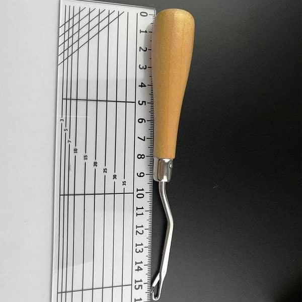 Wood Handle Latch Crochet Hook Hair Weave Needle Wigs Knitting Extensions Styling Tools Carpets Making Repair Craft Tools-KS