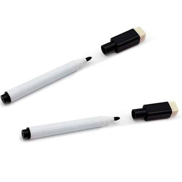 Whiteboard Marker with Eraser_-Black (Best Markers for Whiteboard)