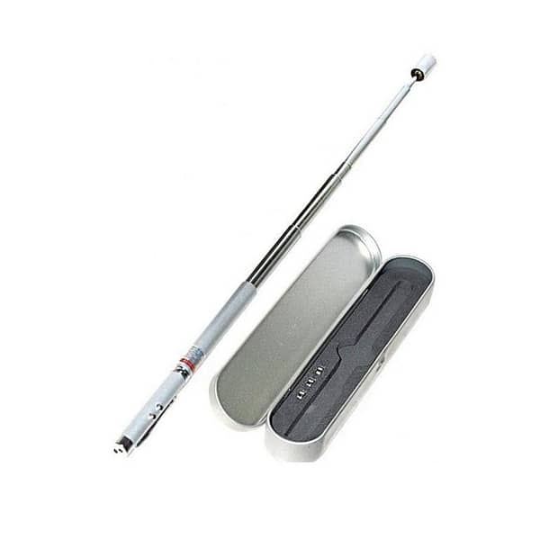 Multipurpose 4-in-1 Red Laser with LED Light Antenna Pen