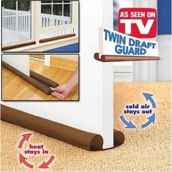Special Door Draft & Dust Stopper - Insect - Air Stopper - Under Bottom Seal - Twin Draft Guard 40 Inch