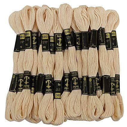 6 Anchor 8m Stranded Cotton Cross stitch skein embroidery thread 6pcs-KS