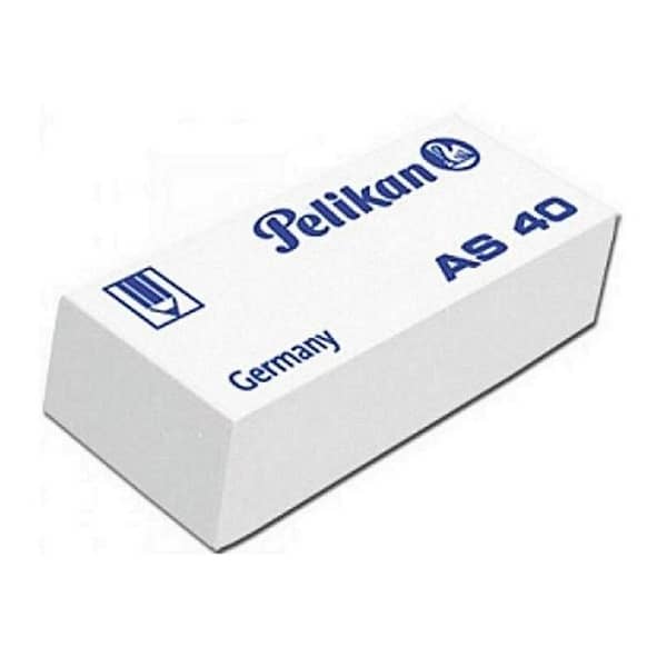 Pelikan Pack of 40 - Eraser AS40 - White