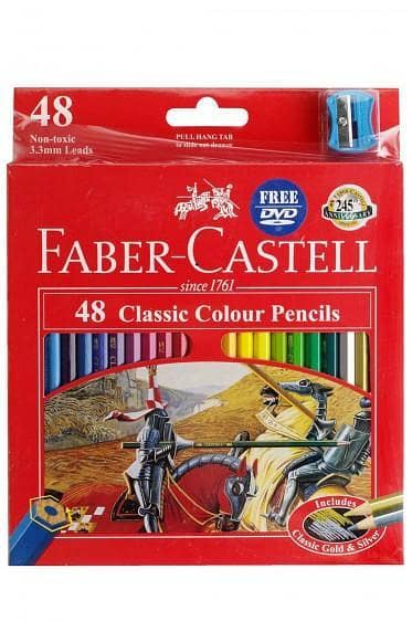 Faber Castel classic pencil colours set of 48