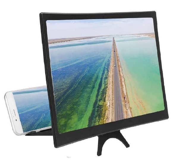 Upto 12 inch Mobile Phone Video Amplifier  Enlarged Screen Magnifier Mobile Phone Screen Magnifier Eyes Protection 3D Mobile Screen Display Pull Out Enlarged Mobile Screen Magnifier 2022 Support for All Smartphones