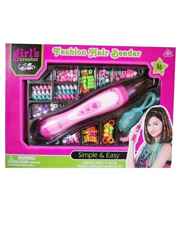 Electronic Hair Beader - Pink-(K. S. )