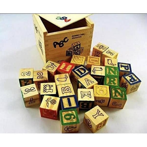 ABC Wood Blocks Box - 27 Pieces