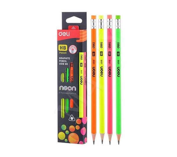 Delii Neon HB Graphite Pencil U516 00
