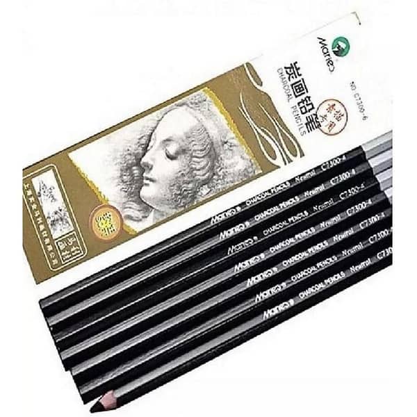Pack Of 3 - Maries Charcoal Pencils - Soft