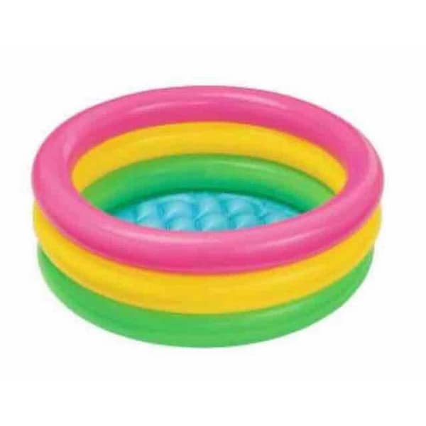 Intex 57107 Sunset Glow Baby Pool For Kids (Size 24”/8.5”) 2feet dia and 8.5inch depth