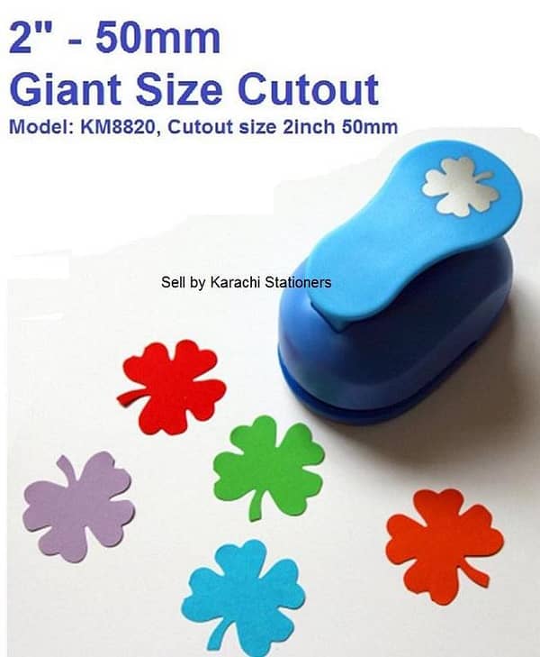 KM8820 2inch dia cut Spring Leaf design Punching Machine DIY Craft Punch Shape Cutter