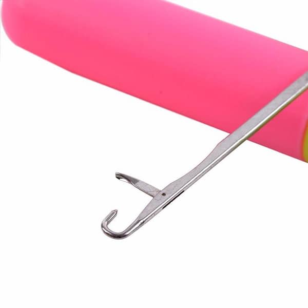Inventory plastic knitting and crochet needles for jumbo braiding twist hair and weaving dreadlock-KS