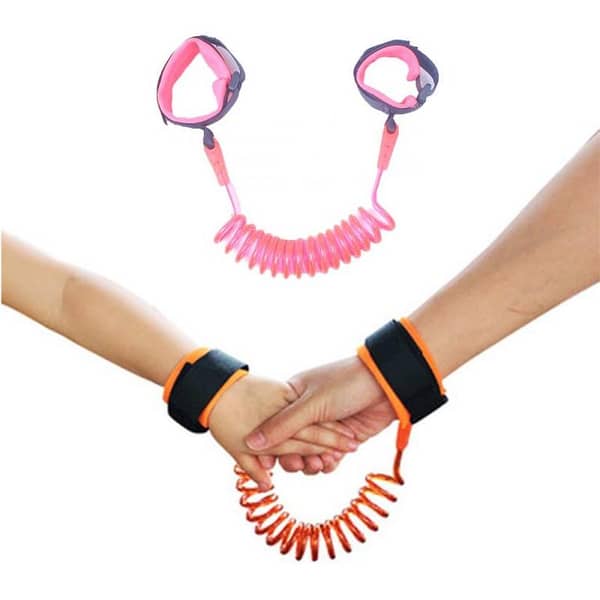 Baby Child Anti Lost Wrist Link Safety Harness Strap Rope Leash Walking Hand Belt Band Wristband For Toddlers, Kids Loss-KS