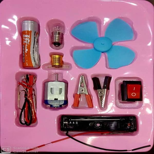 Electronic Science Project Kit for Kids Interesting Project for kids, dr Light Control Fan Circuit Science Diy Kit Educational (Big)