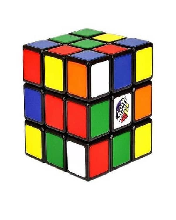 Plastic Rubik's Cube For Kids - Multicolour-(K. S. )