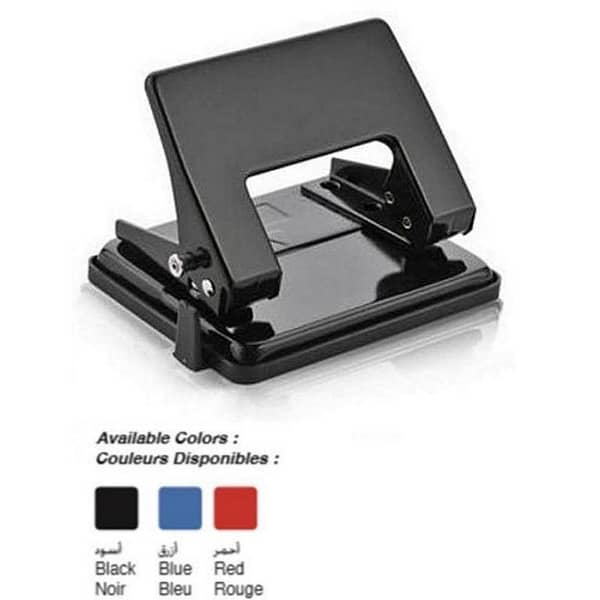 Black ISD Medium Size 2 Two Hole Punch {20 sheets capacity} Singapore