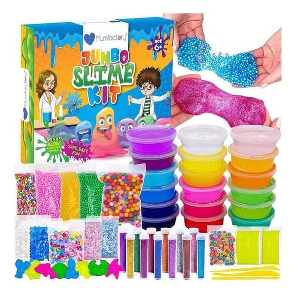pack of 24 slime and 12 glitter bottle and water orbeez balls and orbeez animals and 2 clay mitti / stick only KS