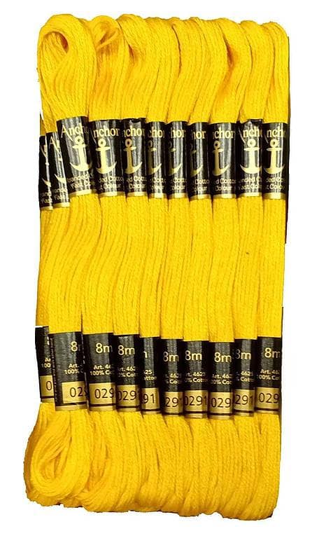 6 Anchor 8m Stranded Cotton Cross stitch skein embroidery thread 6pcs-KS