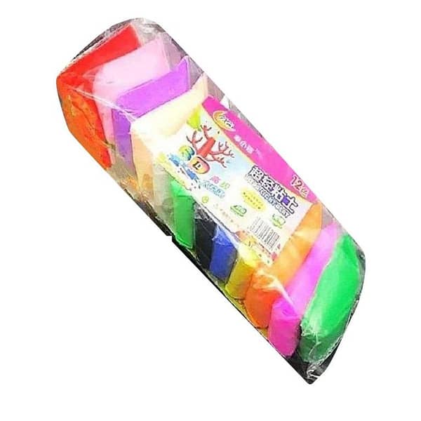 12 Pcs Set Playdough Super Light Soft Polymer Clay Educational Soft Slime