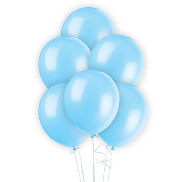 50 pc Blue Balloons for Birthday decorations Happy Birthday decorations -party decorations Balloons party celebrations -red balloons -Birthday party items -party items- party balloons -couple Balloons - imported balloons- happy Birthday Balloons
