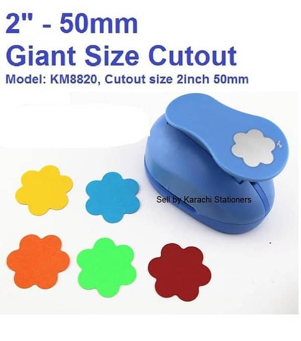 KM8820 2inch dia cut - Flower design Punching Machine DIY Craft Punch Shape Cutter