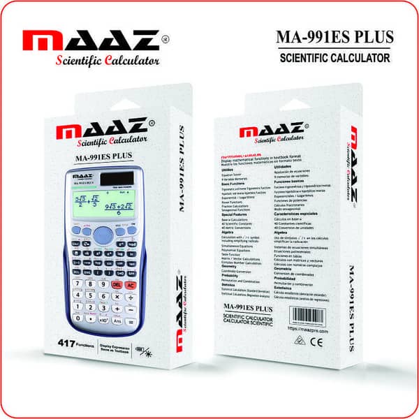 Maaz Scientific Calculator FX 991ES PLUS (Full Function)