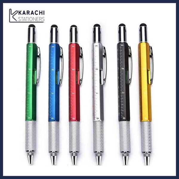 6 In 1 Pocket Multi Function Pen Multifunctional Screwdriver Ballpoint Pen Touch Screen Gift Tool School office