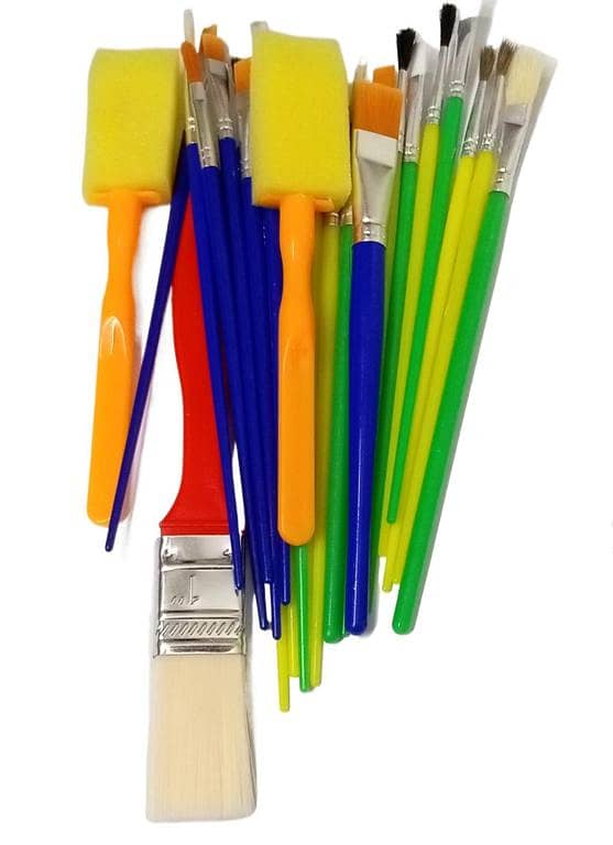 25pcs Paint Brushes Professional Quality Brushes Best For Artists KS