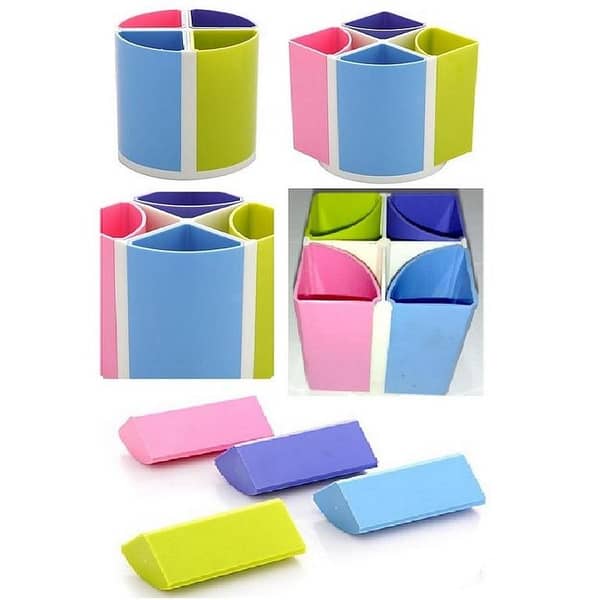 6136 - Pen Stand Pen Holder Stationery Organizer Multi-Shapes