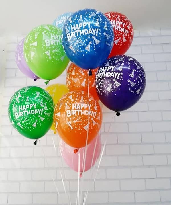 Happy Birthday Latex Balloons for Decorations,-(K. S. )
