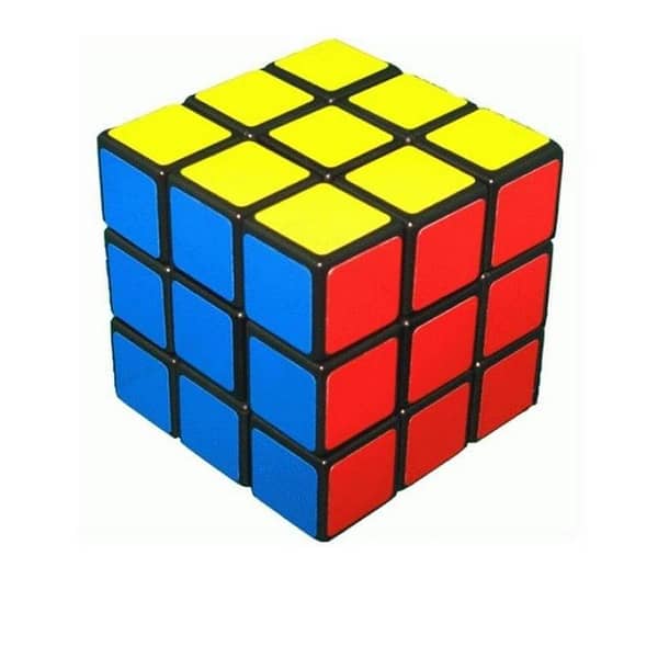 Rubik Magic Cube  (Sticker) - Multicolor-(K. S. )