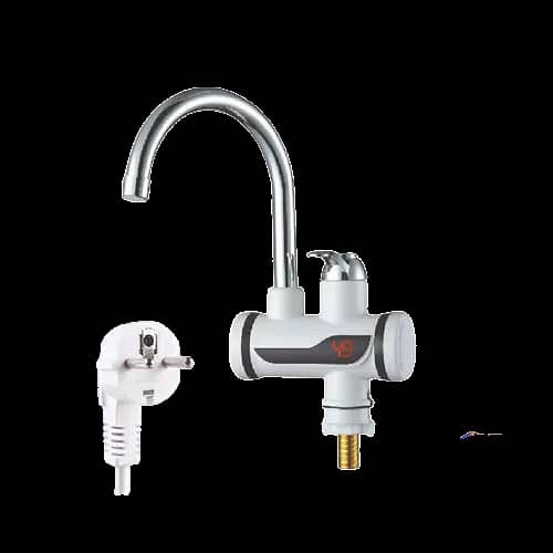 Electric Hot Water Tap Instant Heating Electric Water Heater Faucet, instant electric water heater tap, instant electric geyser, Electric Water Tap, Water Heater, Digital Display with Shower Head for kitchen and bathroom, Water Geezer KS