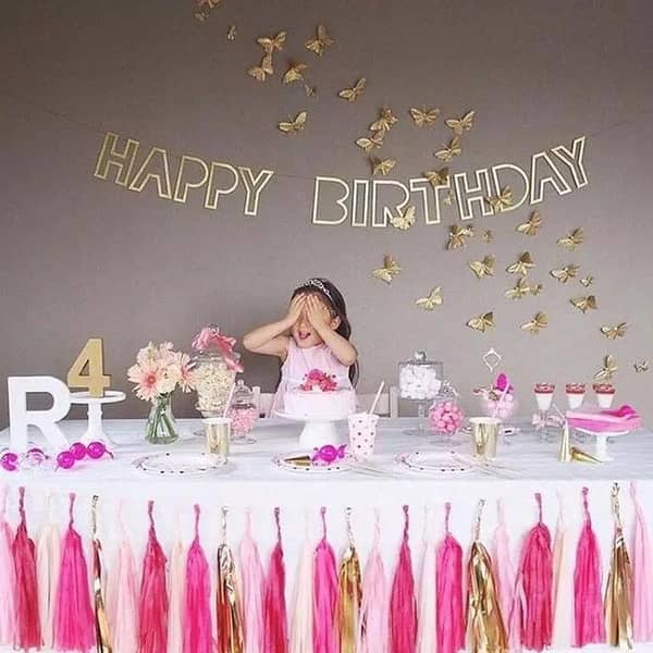 Happy Birthday Garland Banner for Birthday Parties and Decoration,-(K. S. )