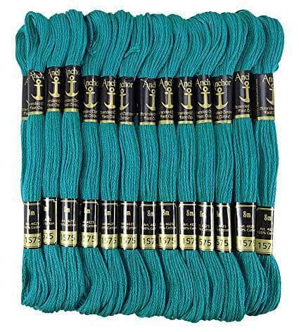 6 Anchor 8m Stranded Cotton Cross stitch skein embroidery thread 6pcs-KS